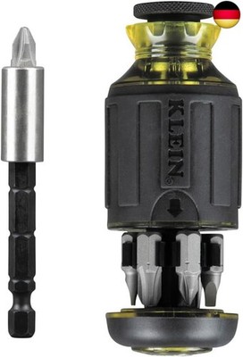 Klein Tools 32308 Multi-Bit-Schraubendreher, schlagfest, 8-in-1 verstellbar,