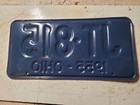 1955 Ohio license plate  number JT 81  nice correct repaint — photo 4