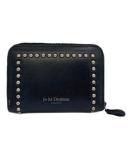 J&M DAVIDSON                    Studded coin case mini wallet black