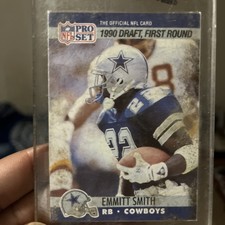 1990 Pro Set Emmitt Smith Rookie Card RC #685 Dallas Cowboys