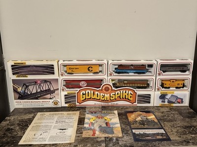 Bachmann HO Golden Spike Electric Train Set 