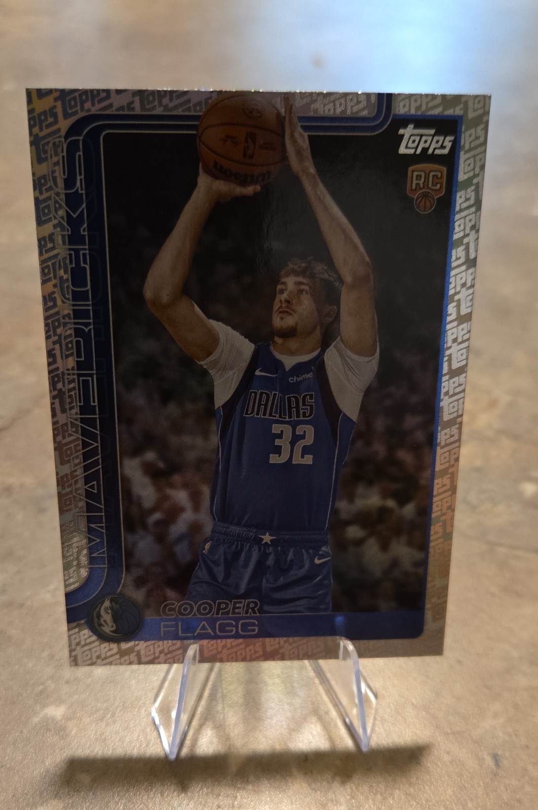 2025-26 Topps - Cooper Flagg #201 Topps Foil Pattern (RC)