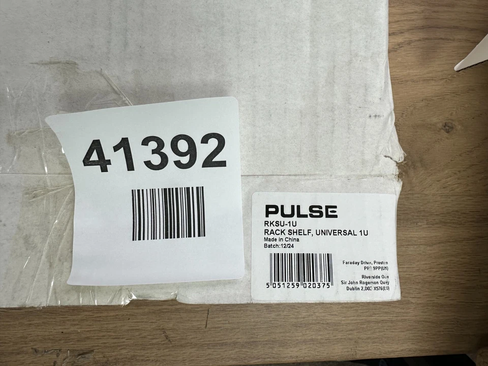 Pulse RKSU1U 19 inch Rack Case - Black - Image 2 of 3