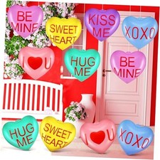 Pcs'' Valentine's Day Inflatable Heart Outdoor Decorations Large 12 Sweet