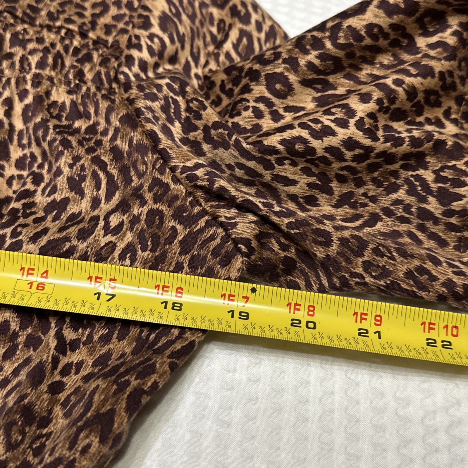 Joan Rivers Leopard Blazer Jacket Small Animal Ch… - image 14