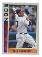 2025 TOPPS HERITAGE ALEX RODRIGUEZ THROUGH THE YEARS HOLO #TTY-18 YANKEES