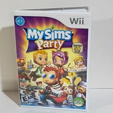 Nintendo Wii - MySims Party - My Sims - Complete w/ Manual - Tested Working