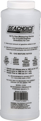 2-Cycle Engine, Oil to Gas Measuring Container, 32 Oz., Wide Mouth Bottle