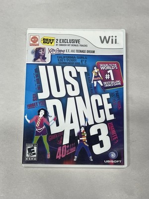 Just Dance 3 Best Buy Exclusive (Nintendo Wii, 2011) - Tested 