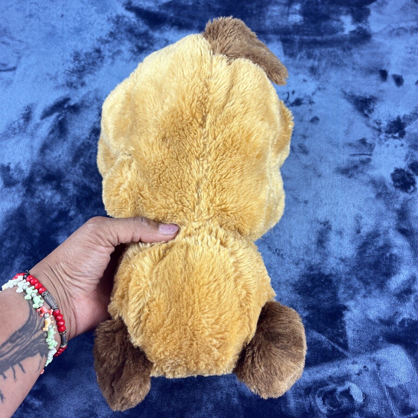 Hugfun International Light Brown Tan Puppy Dog Dark Brown Ears 12” St. Jude’s