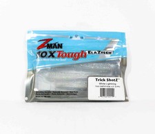 Zman Soft Käder Trick Shotz 4.2 Inch 6/Pack White Lightning (2199)