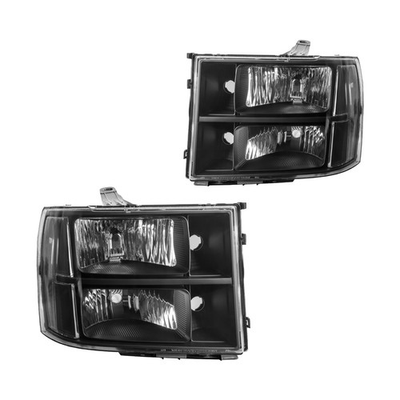 #ad Headlight Assembly For 07 13 GMC Sierra 1500 5.3L 10 13 and 2500HD 10 13 Halogen $78.49