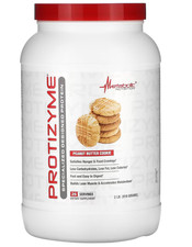 Metabolic Nutrition Protizyme 100% Whey Protein Powder, Peanut Butter Cookie 2lb 16.50 per gallon