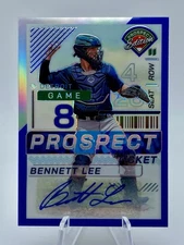 2024 Panini Prospect Edition Blue Prizm Signatures /149 Bennett Lee #52 Auto