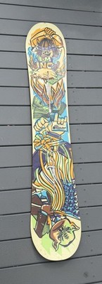 RARE Burton JEREMY JONES ''I AM INC'' 156cm Pro Snowboard UN..INC UNINC VINTAGE