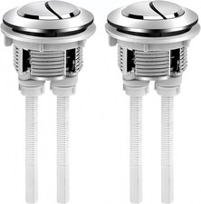 2 Pack Toilet Tank Push Button 38MM Toilet Button Dual Push Flushing Toilet B