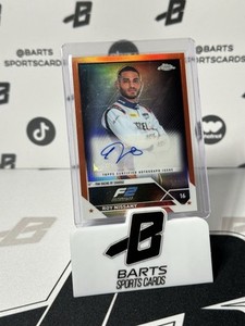 2023 Topps Chrome Formula 1 Roy Nissany Orange Refractor Auto 17/25 #CAC-RN F2