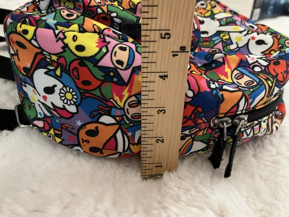 Tokidoki Mini Mochila Loungefly Neon Star Simone Legno Colorida Usada Foto 4 de 4