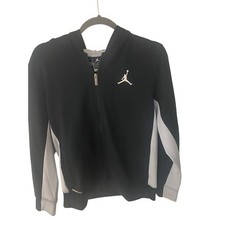 Jordan Therma-FIT Hoodie XL Youth Womens Black Grey Full Zip