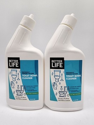 2 PK 24 Oz, Natural Toilet Bowl Cleaner Gel, Tea Tree & Peppermint, Plant-Based