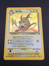 Pokémon Raichu Fossil Holo Rare 14/62 Unlimited Italian 1999 MP on eBay