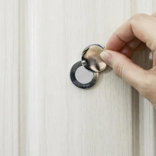 Metal Door Hole Filler Dead Bolt Cover Plate Handle Keyhole Lock