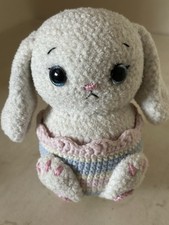 Crochet Bunny Plush Handmade, amigurumi bunny Handmade Bunny white Plush Bunny