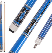 48/58 Inch Maple Cue Stick, Short Pool Cue Stick for Beginners, Canadian Maple B