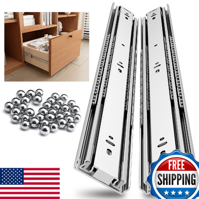 NECILO 36'' Full Ext Heavy Duty Ball Bearing Drawer Slides, 150lb Capacity, No Lo