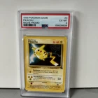 1999 Pokemon Black Star Movie Promo Pikachu #4 PSA 6 EX-MT WOTC
