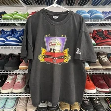 Vtg 1999 Woodward Dream Cruise Drive In Movie Graphic Black Tshirt Men Size 2XL