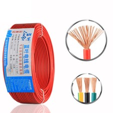 1mm²~6mm² Single Core BVR Flexible Wire Pure Copper Cores PVC Electrical Cable