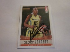 GLORY JOHNSON SIGNED AUTOGRAPHED 2016 WNBA CARD-1/500