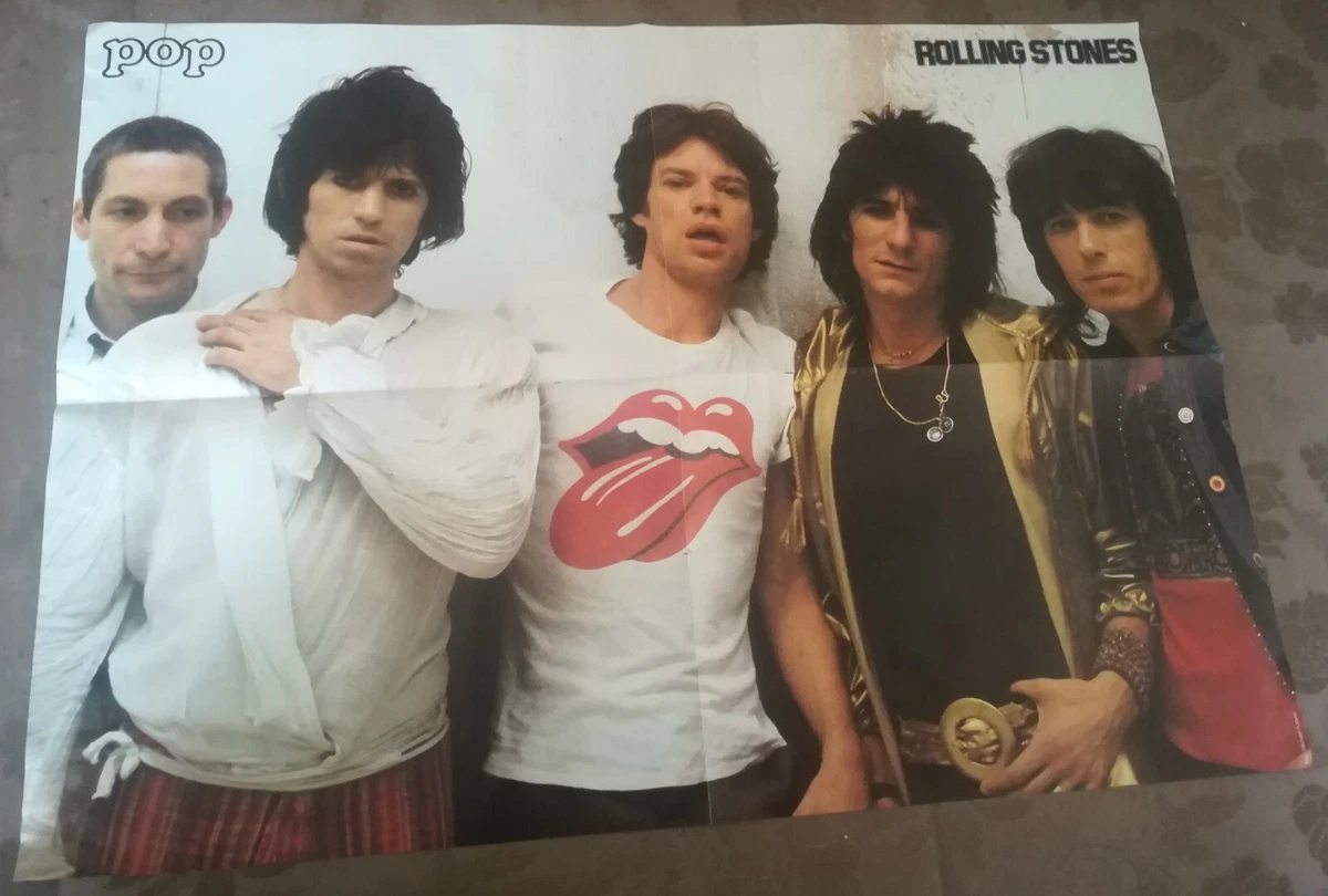 ♫ ROLLING STONES  XL Poster POP 70ziger + Robby Bauer TEENS - ULTRA SELTEN
