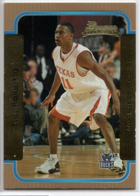 TJ Ford Texas RC 2003 Topps Bowman 154 012021ATCD