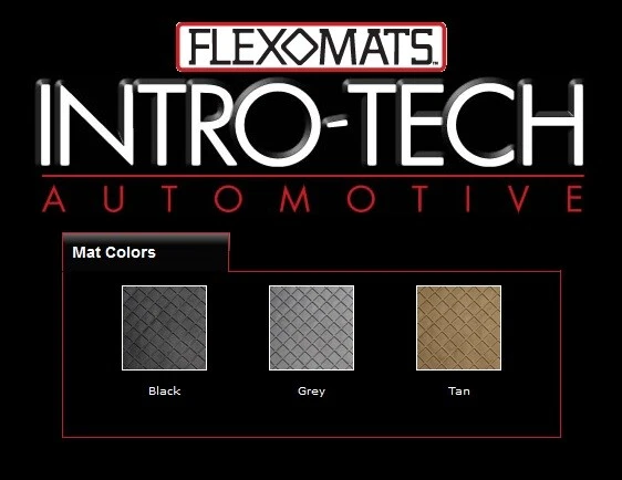 Alfombrillas delanteras de goma Flexomat de 2 piezas de ajuste personalizado para vehículos Nissan Foto 3 de 4