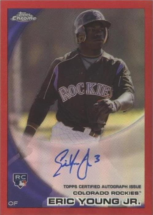 Rookie Autographs Red Refractor