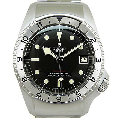 Tudor Black Bay P01 70150 Automatic SS Black Dial 42mm S Rank Used Watch Men's
