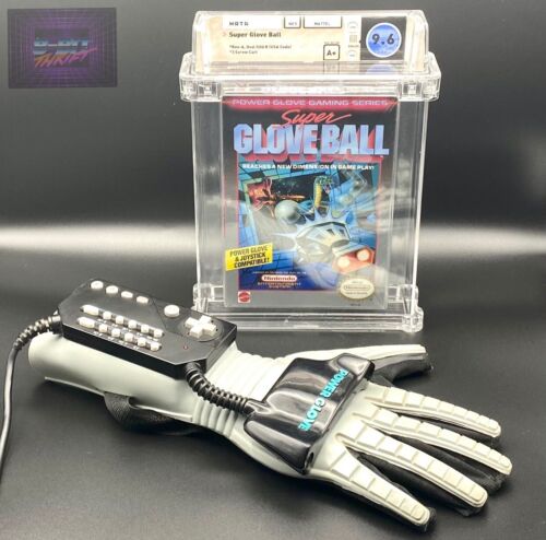 Super Handschuhball + abgestufter Power Handschuh  WATA 9.6 A+  *SEHR SELTEN* NES Nintendo - Bild 1 von 11