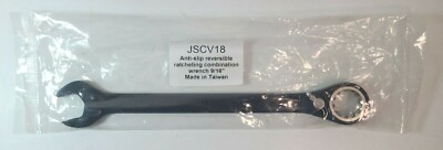 Proto JSCV18 9/16 Reversing Combination Ratcheting Spline Wrench