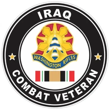 81st Armored Brigade Iraq Combat Veteran Bumper Sticker Military Vinyl Decal 5"