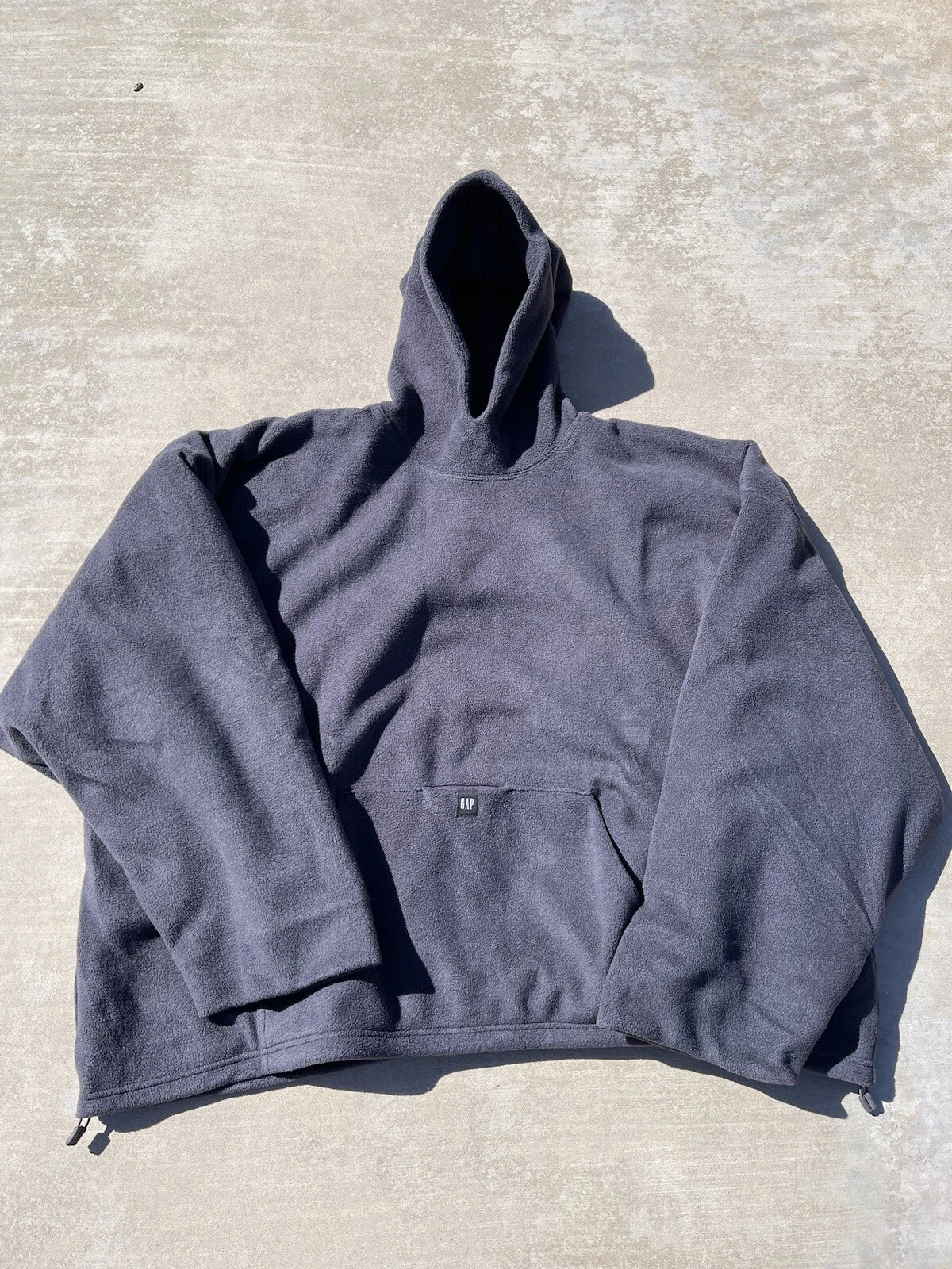 Felpa con cappuccio imbottita in pile polare Yeezy Gap Engineered By Balenciaga