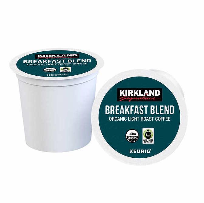 Kirkland Signature Coffee Light Roast Breakfast Blend KCup Pod 120ct