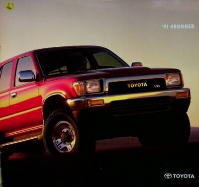 285063) Toyota 4Runner - USA - Übergröße - Prospekt 1991