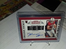 2019 PANINI CONTENDERS DRAFT PICKS Autograph Rookie KADEN SMITH RC AUTO 49ERS 
