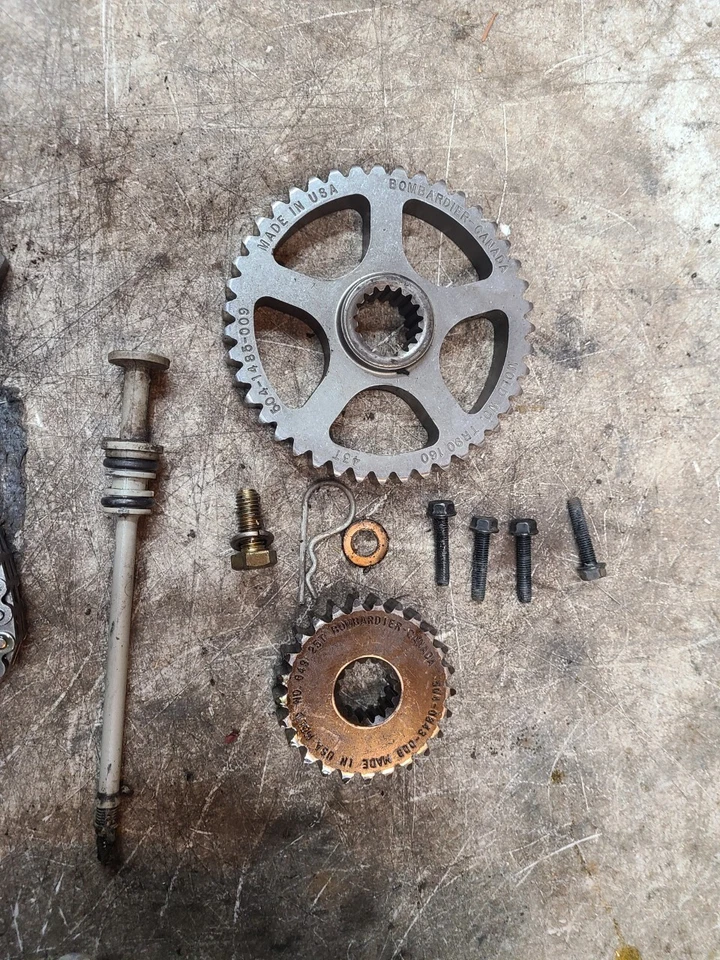 Formula Z Ski Doo 1997 cadena completa 504144700 AT762 Foto 3 de 4