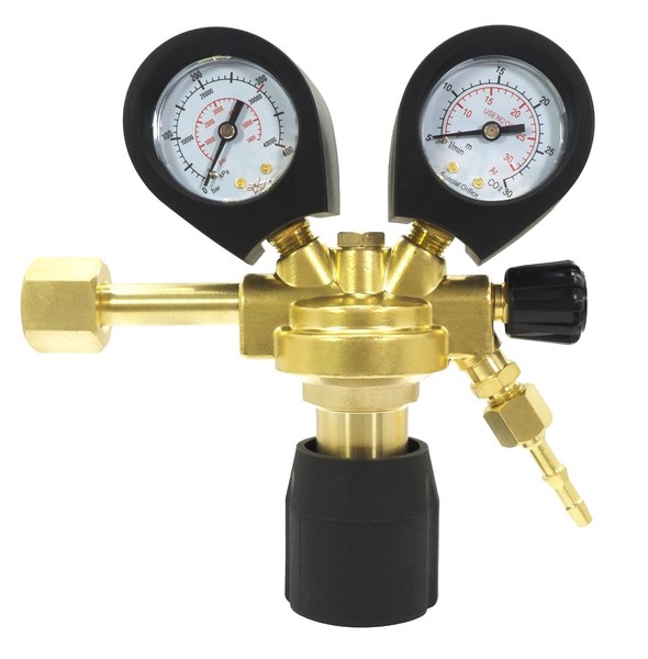 Best™ Argon/Co2 Reduzierer Druckregler Druckminderer Manometer Luft, Helium-image
