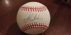 Joba Chamberlain signed OML Selig baseball JSA COA New York Yankees