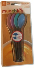 Munchkin White Hot Technology Safety Spoons Turns Spoon Tip White If Food Is Hot