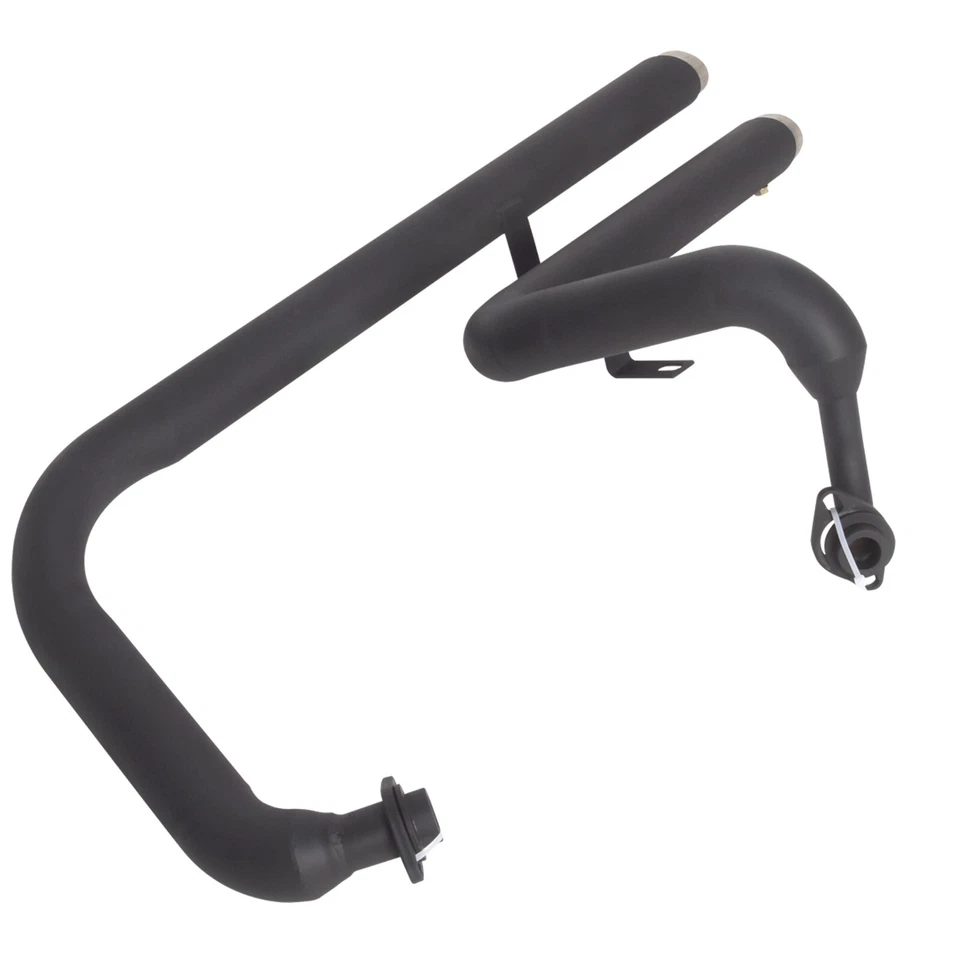 Slash Cut Iron Muffler Exhaust Pipe Silencer for Yamaha Virago V Star 250 XV250 - Image 4 of 4